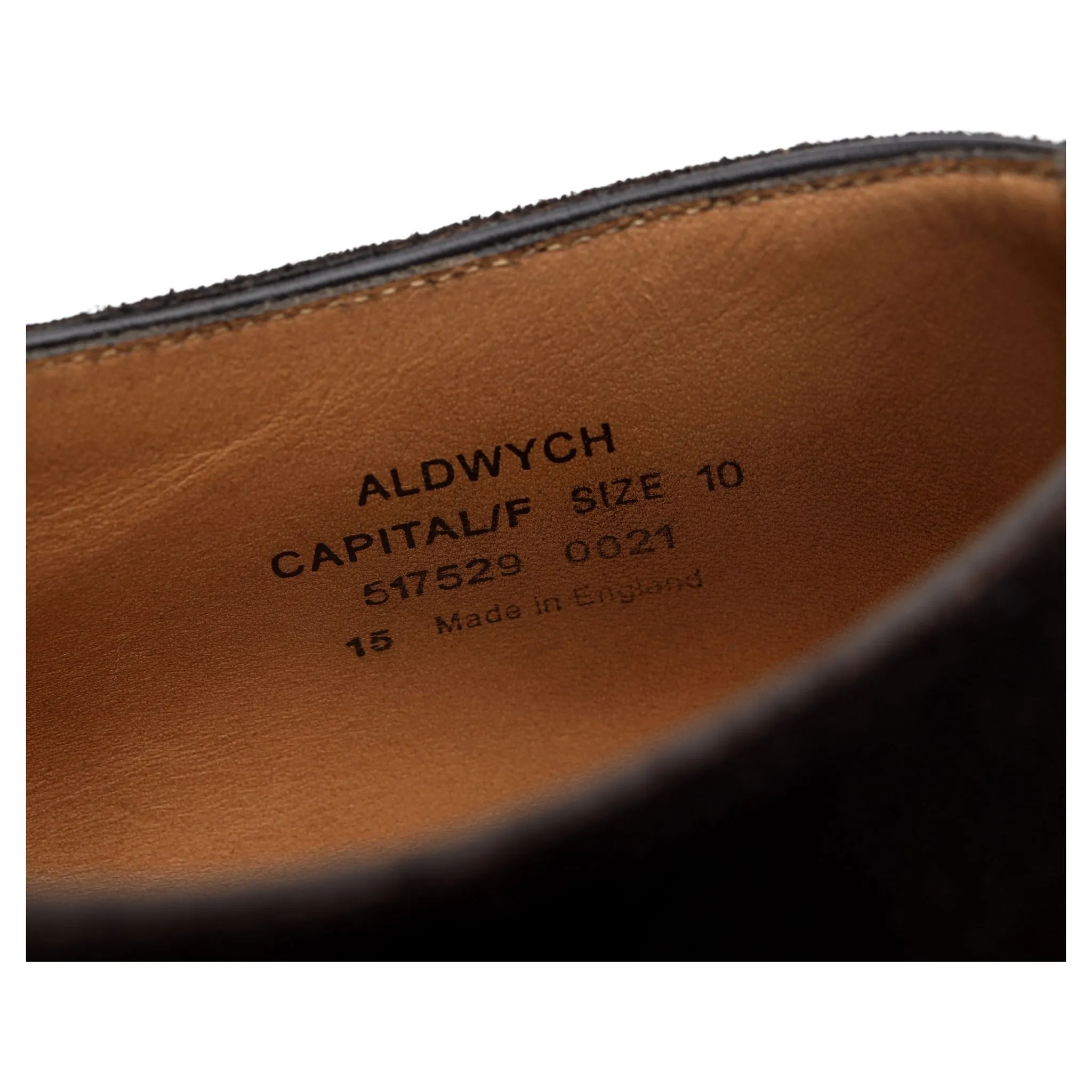 1880 'Aldwych' Dark Brown Suede Oxford UK 10 F
