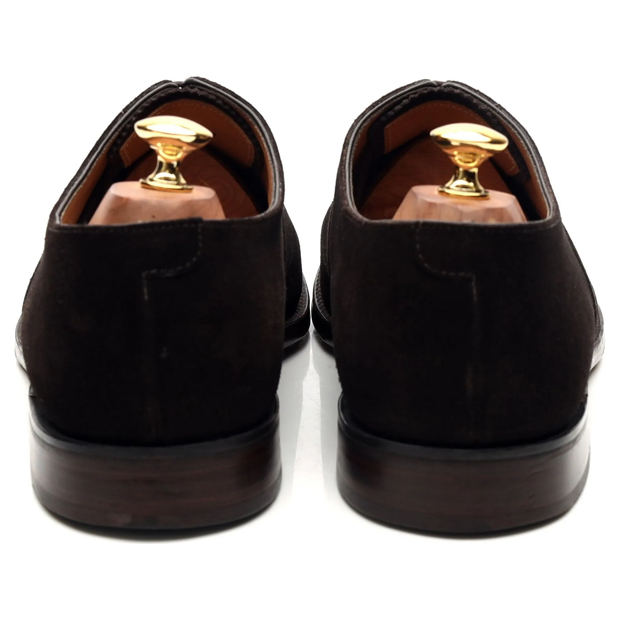 1880 'Aldwych' Dark Brown Suede Oxford UK 10 F