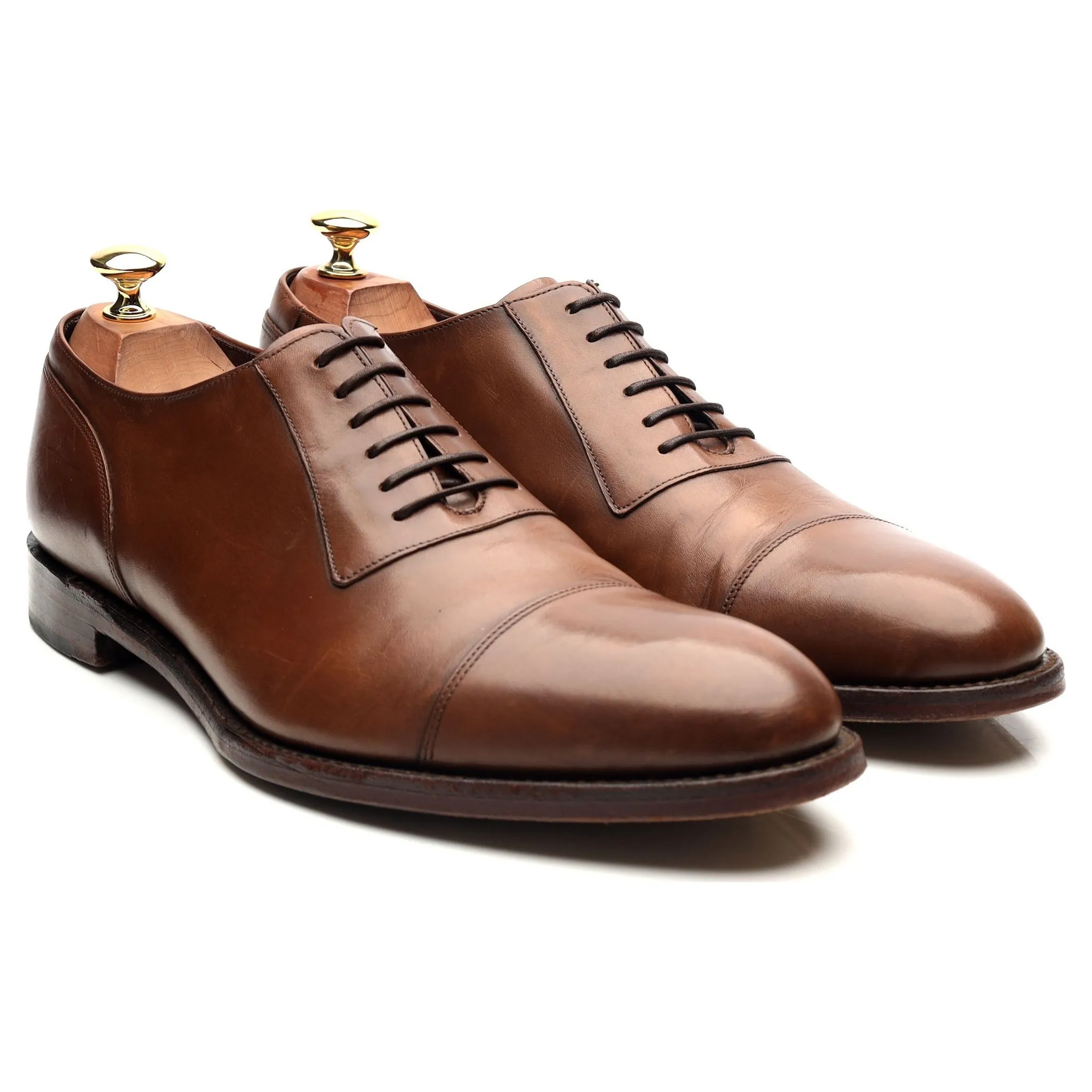 1880 'Churchill' Brown Leather Oxford UK 9 G