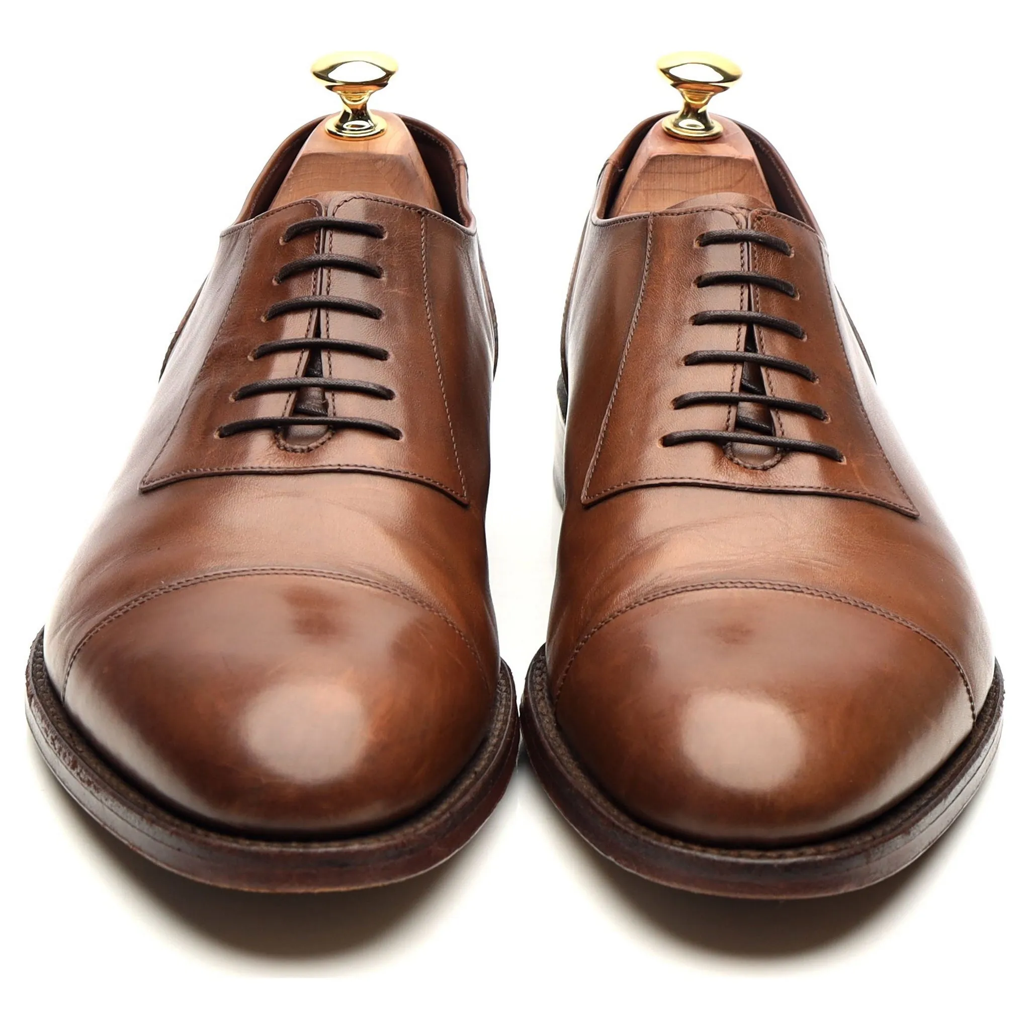 1880 'Churchill' Brown Leather Oxford UK 9 G