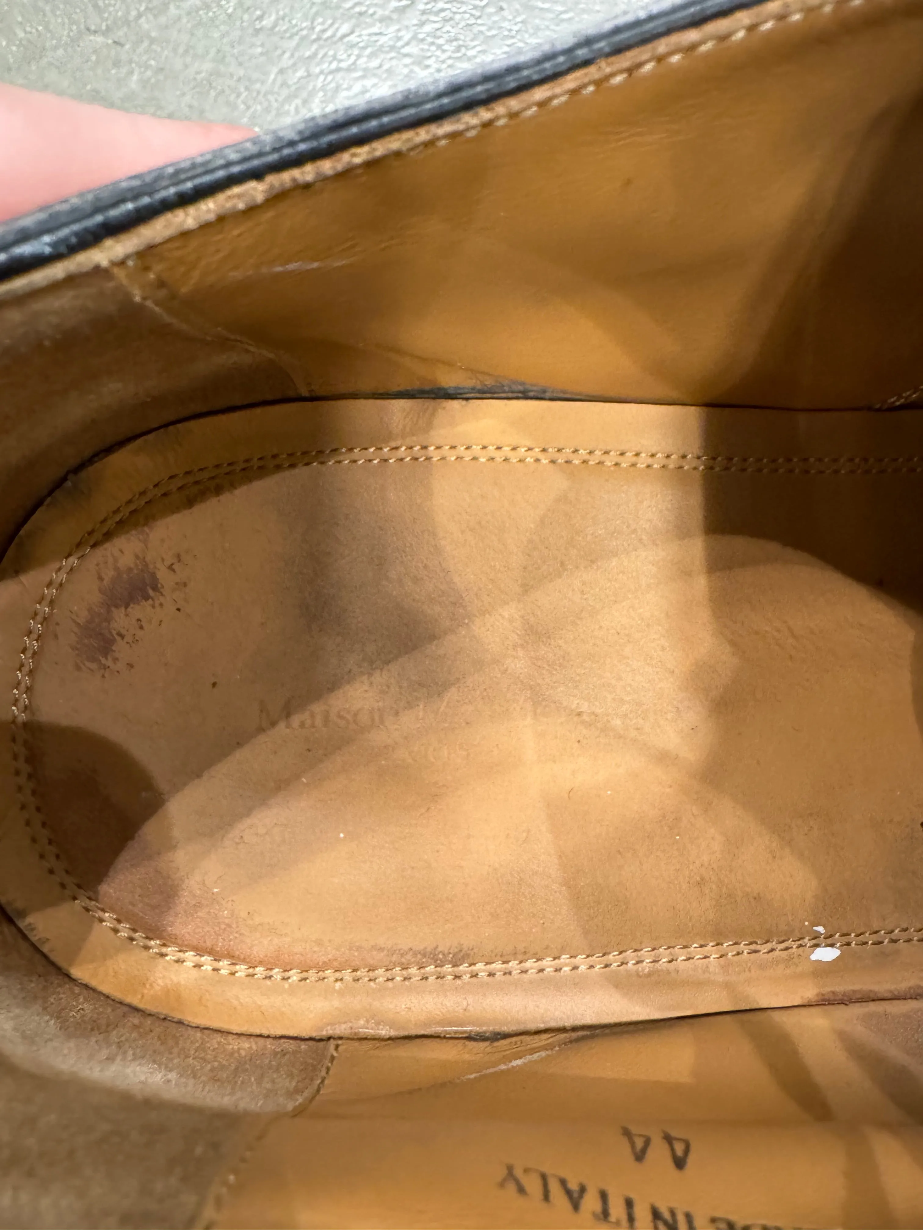 2010s Maison Margiela leather loafers shoes