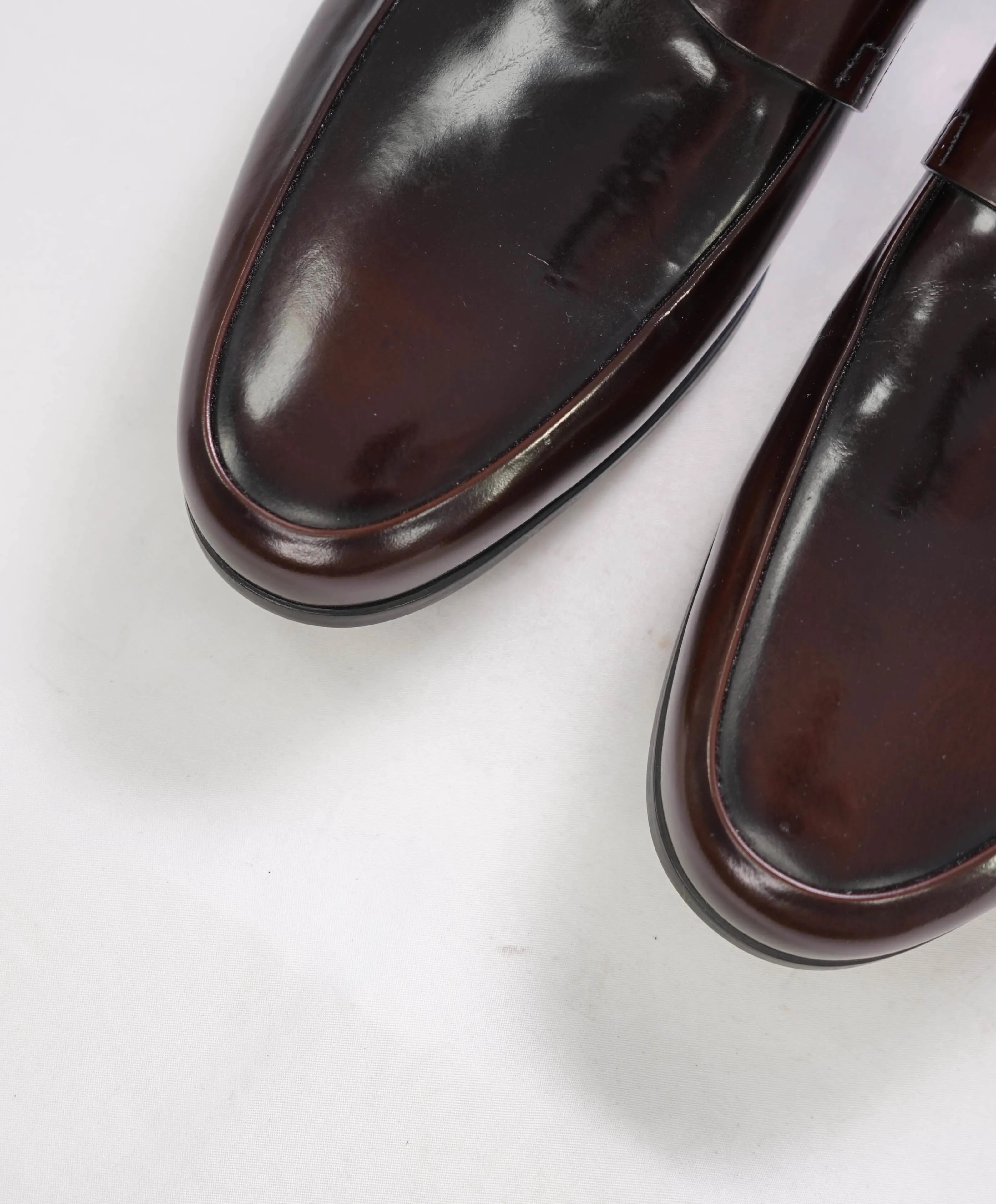 $950 PRADA - Brown Spazzolato Leather Penny Loafers - 11 US (10 Prada)