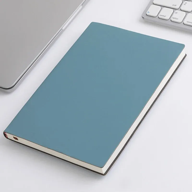 A5 Soft Leather Notebook - 120 Pages/Waterproof Cover/Comfortable Touch