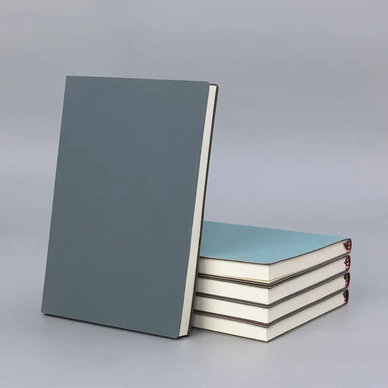 A5 Soft Leather Notebook - 120 Pages/Waterproof Cover/Comfortable Touch