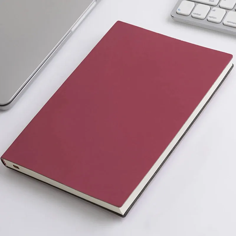 A5 Soft Leather Notebook - 120 Pages/Waterproof Cover/Comfortable Touch