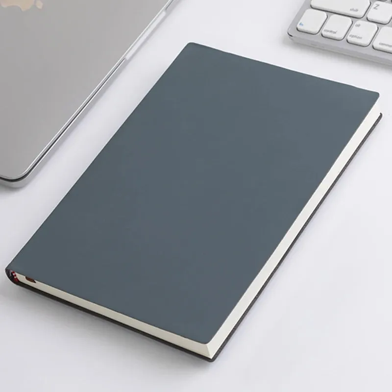 A5 Soft Leather Notebook - 120 Pages/Waterproof Cover/Comfortable Touch