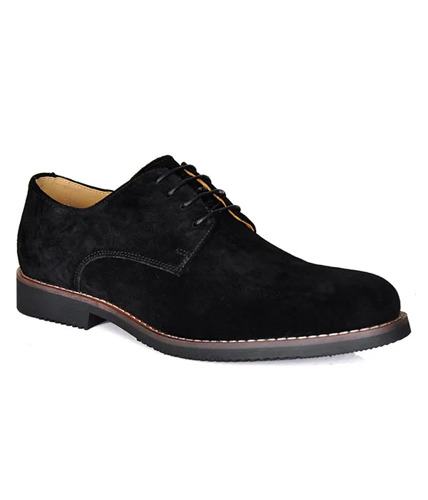 Aldo Black Suede Derby Lace-up