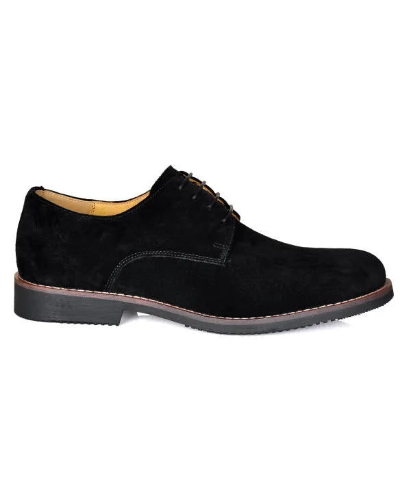 Aldo Black Suede Derby Lace-up