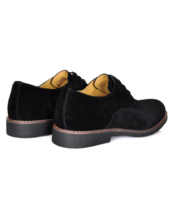 Aldo Black Suede Derby Lace-up