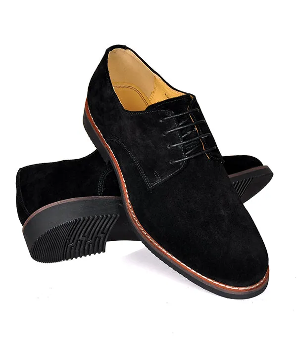 Aldo Black Suede Derby Lace-up