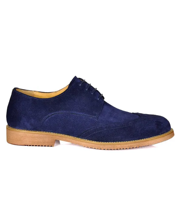 Aldo Navy Suede Derby Shoes