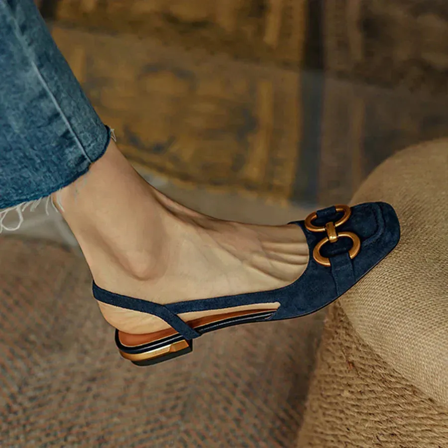 Amara™ - Suede Slingback Shoe