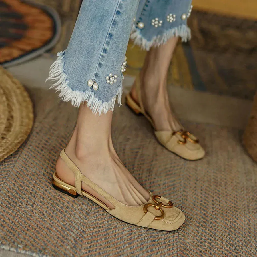 Amara™ - Suede Slingback Shoe