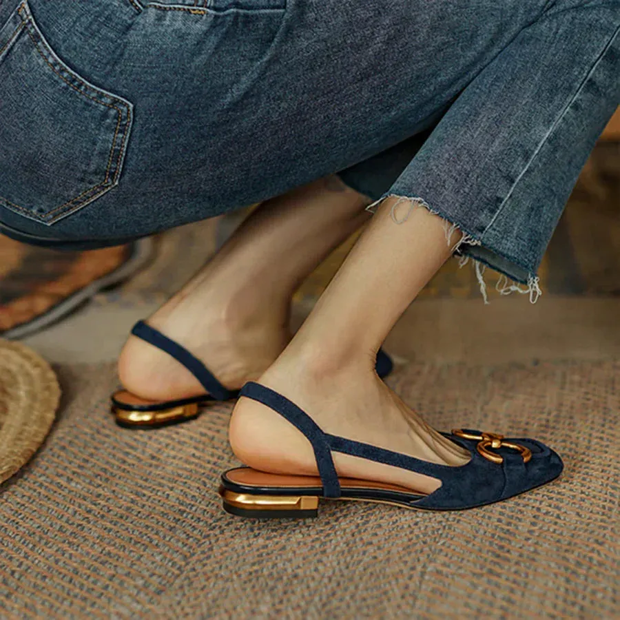 Amara™ - Suede Slingback Shoe