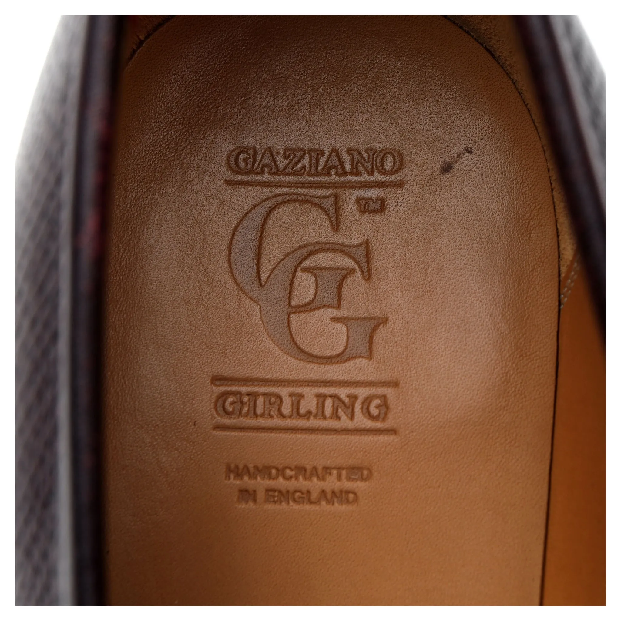 'Antibes 2' Burgundy Leather Loafers UK 8.5 E
