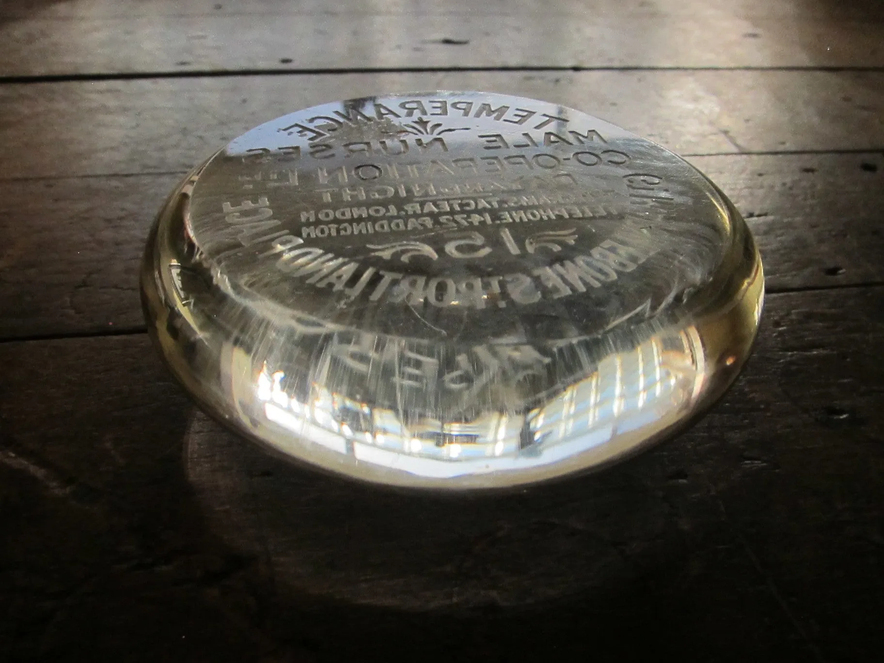 Antique Glass Paperweight for Male Nurses Co-Operation Ltd