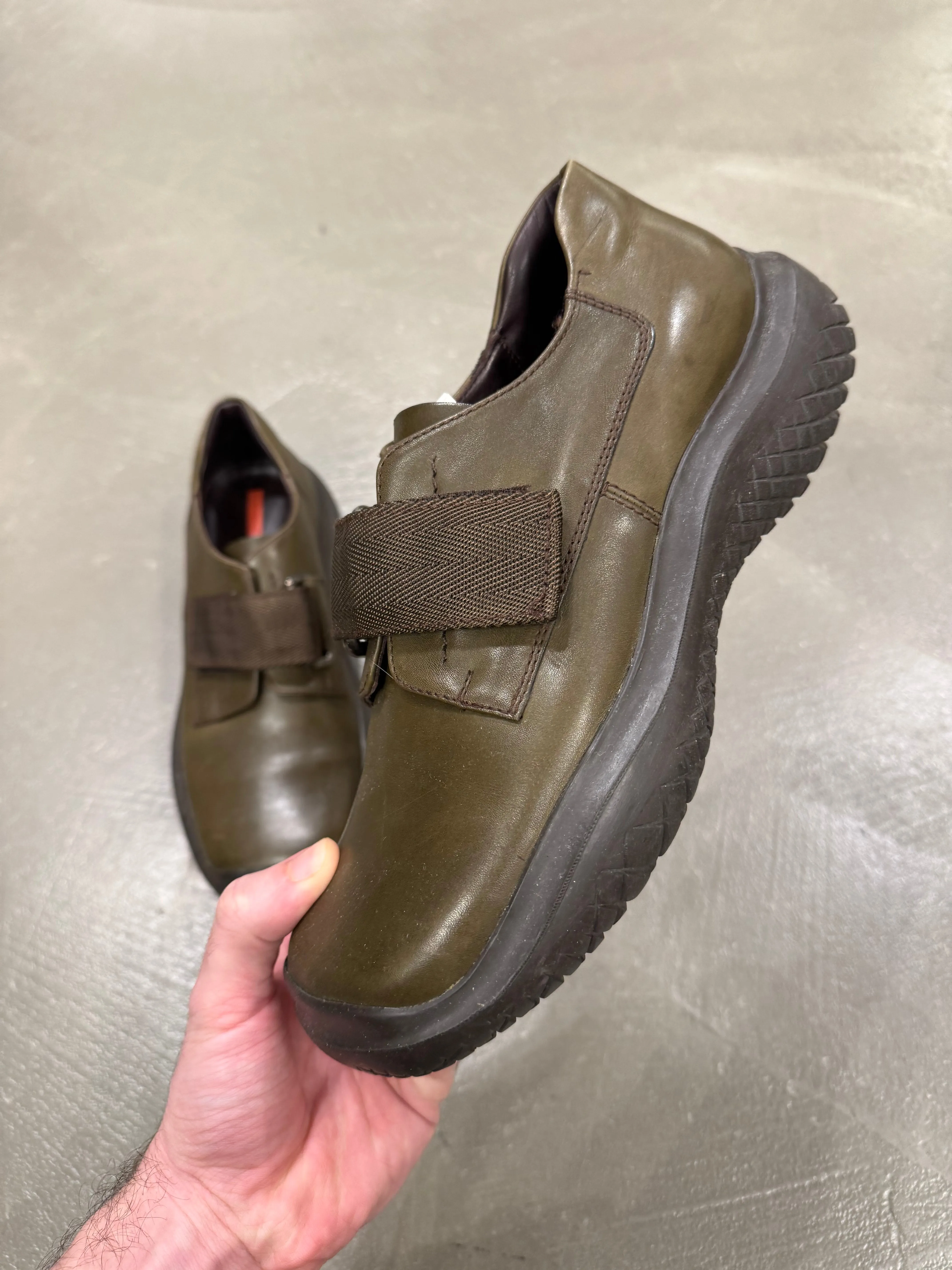 A/W1999 Prada leather straps vibram shoes