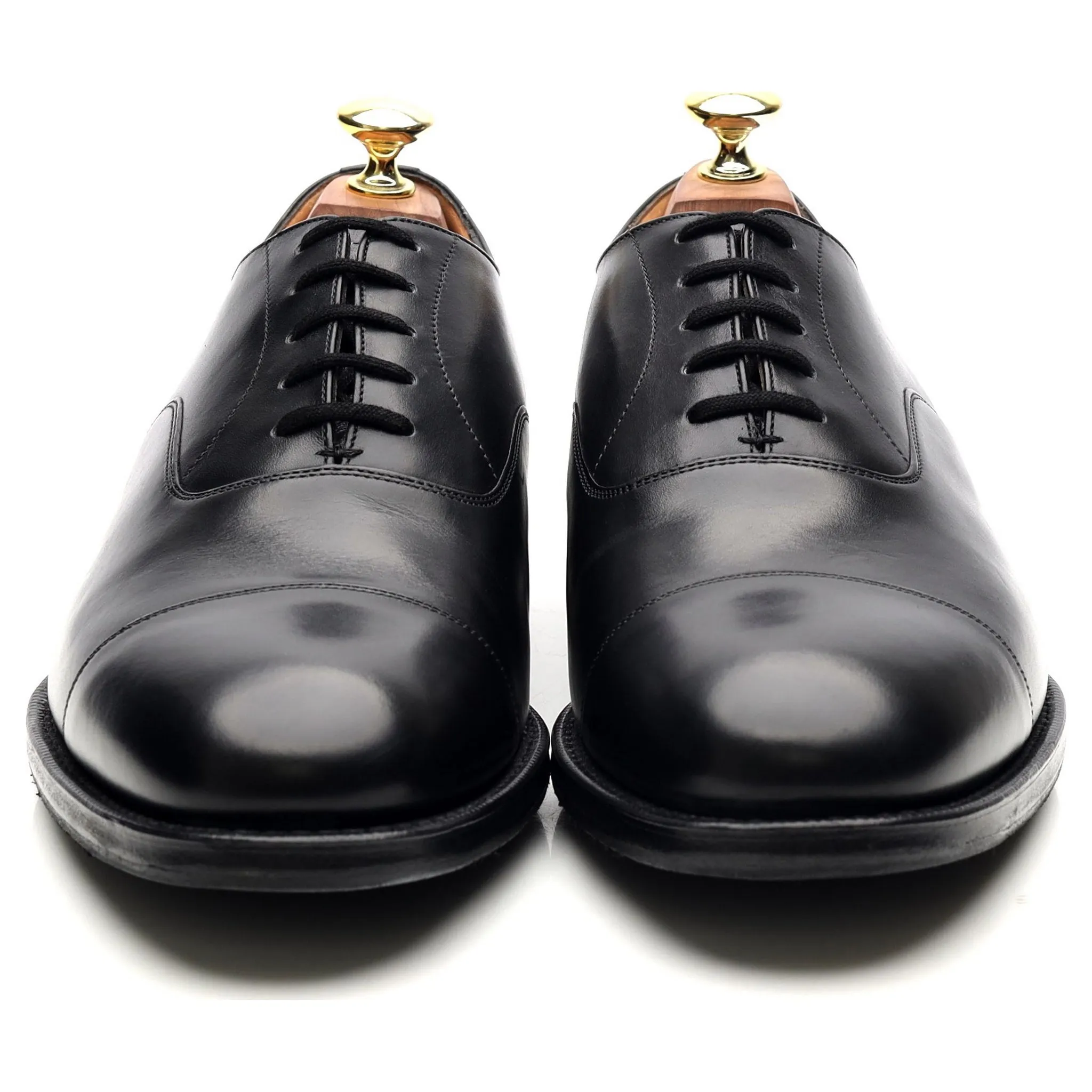 'Balmoral' Black Leather Oxford UK 7.5 G