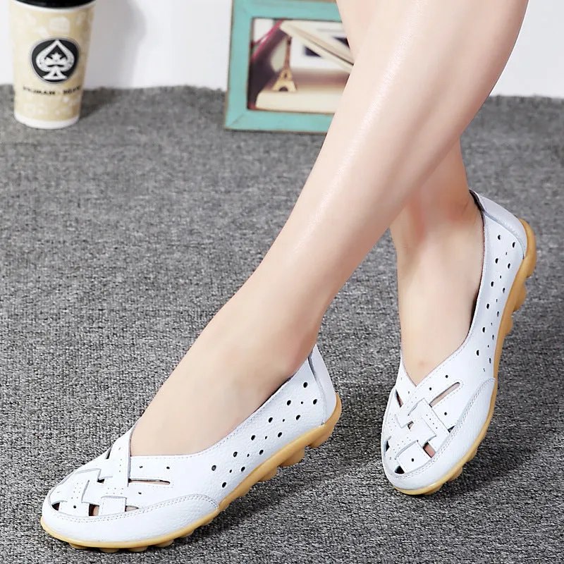 Brigida® | Ultra-comfortable ballerina shoes made of leather