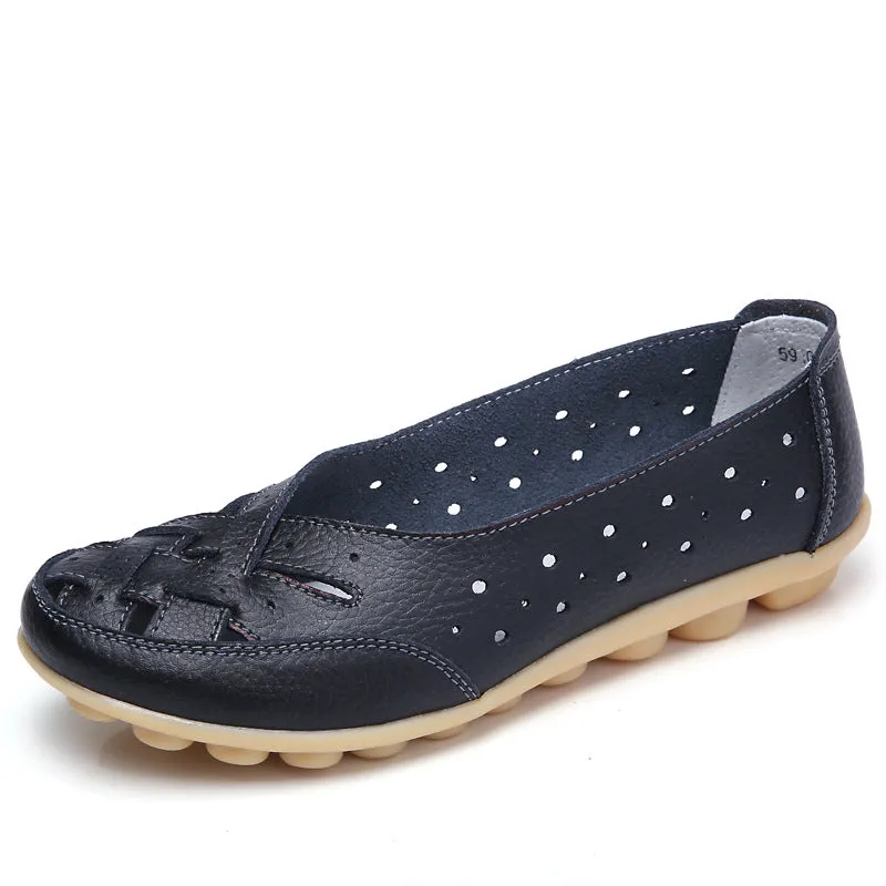 Brigida® | Ultra-comfortable ballerina shoes made of leather