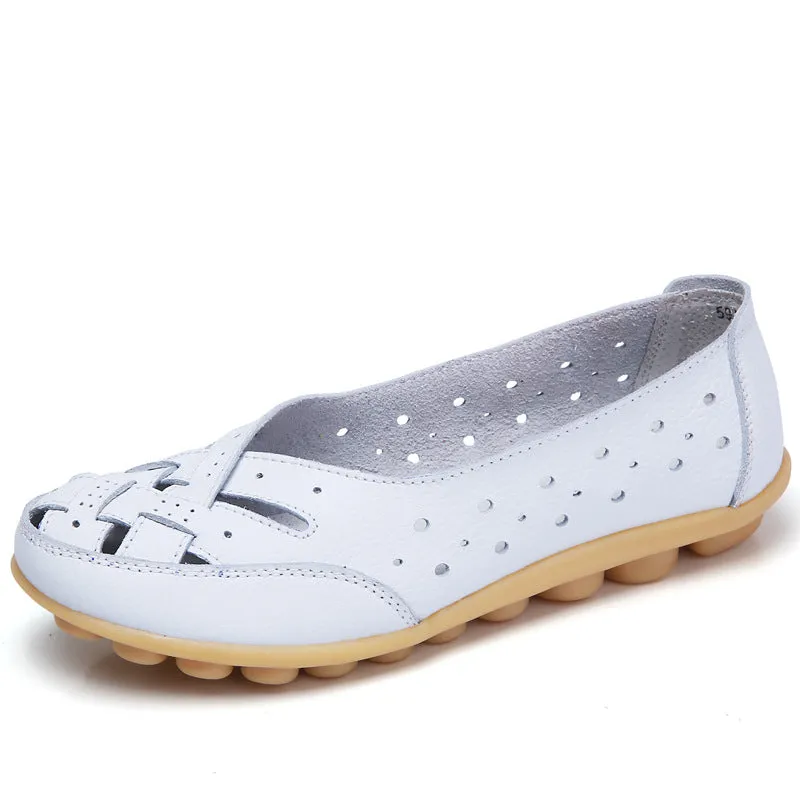 Brigida® | Ultra-comfortable ballerina shoes made of leather