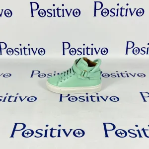 Buscemi 100MM Kid Mint Leather Sneakers