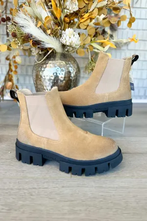 Bussola Cleo Camel Suede Chelsea Boot *Final Sale*