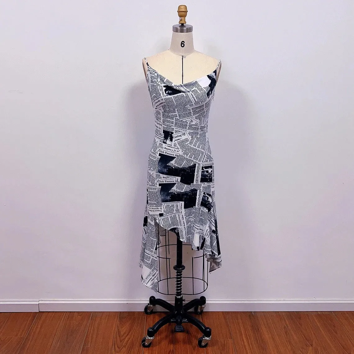 Carrie Bradshaw Newspaper Dress inspired Outfits