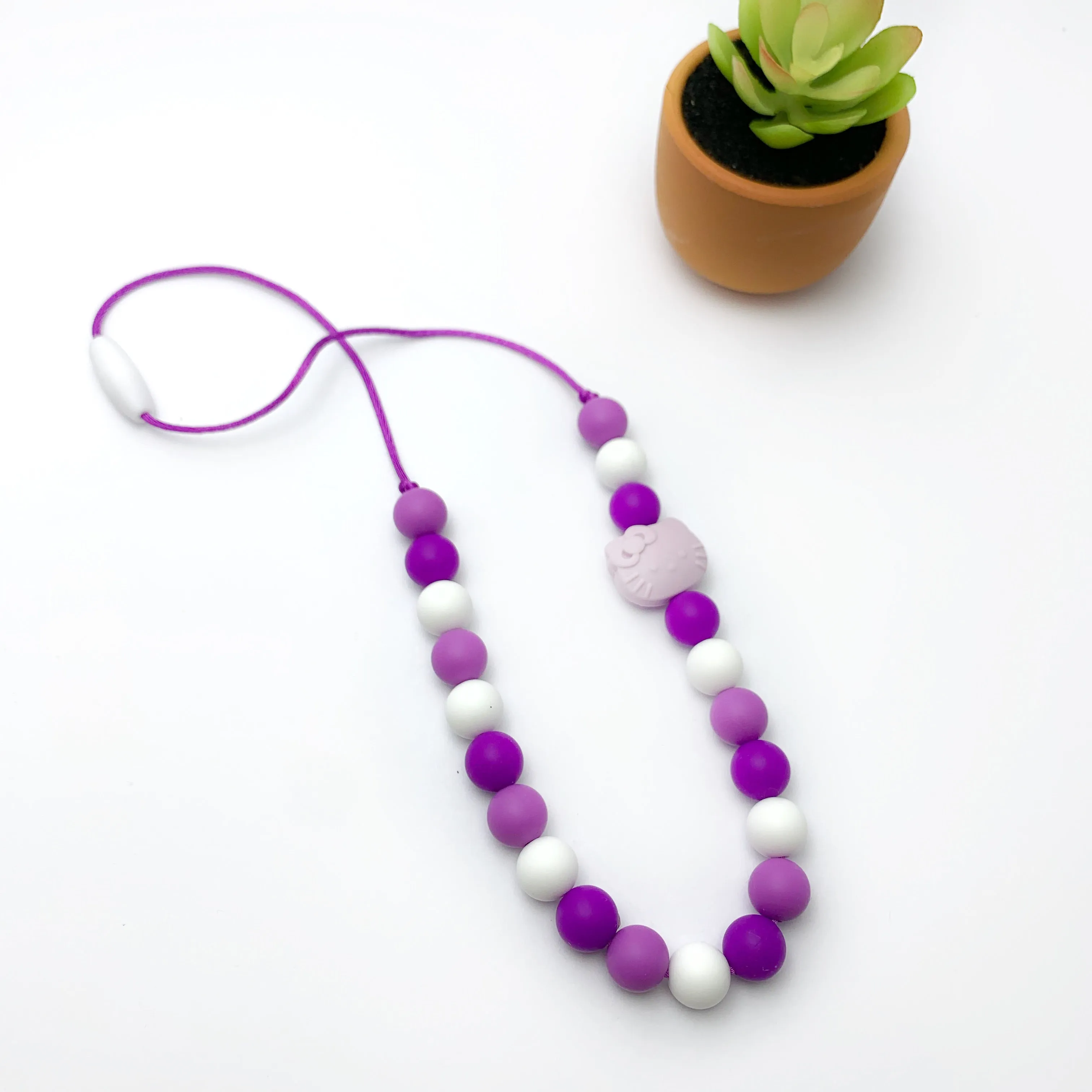Cat Sensory Beaded Necklace