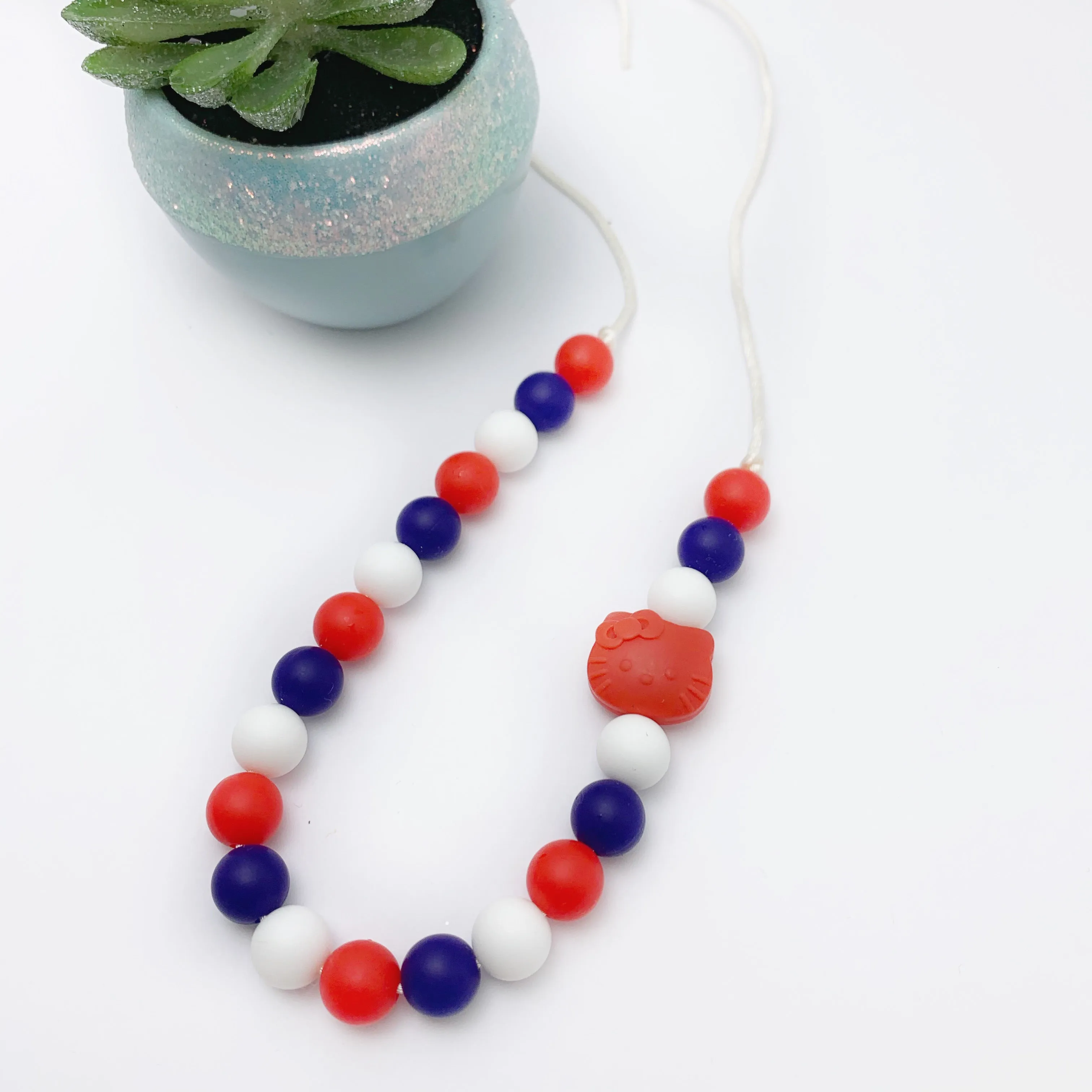 Cat Sensory Beaded Necklace