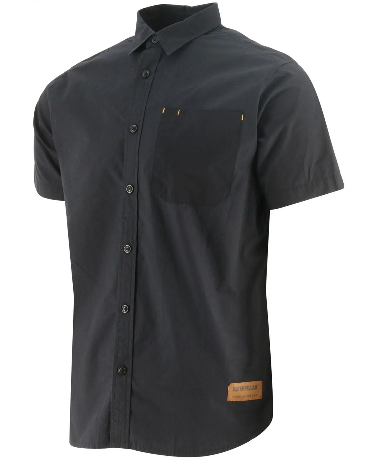 Caterpillar Men's Colorblocked Work Shirt 2610634-USA Black XL