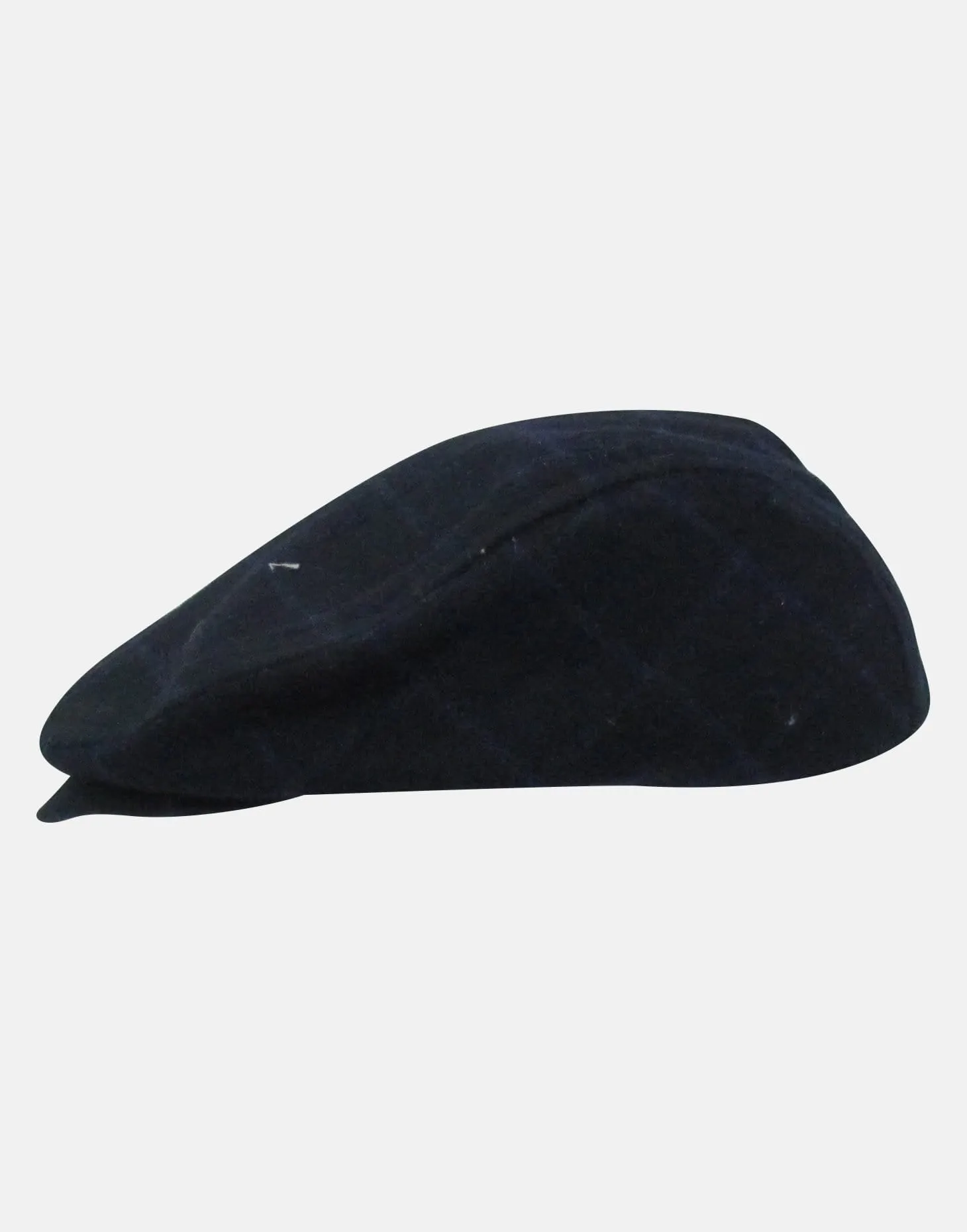 Charles: Blue check flat cap