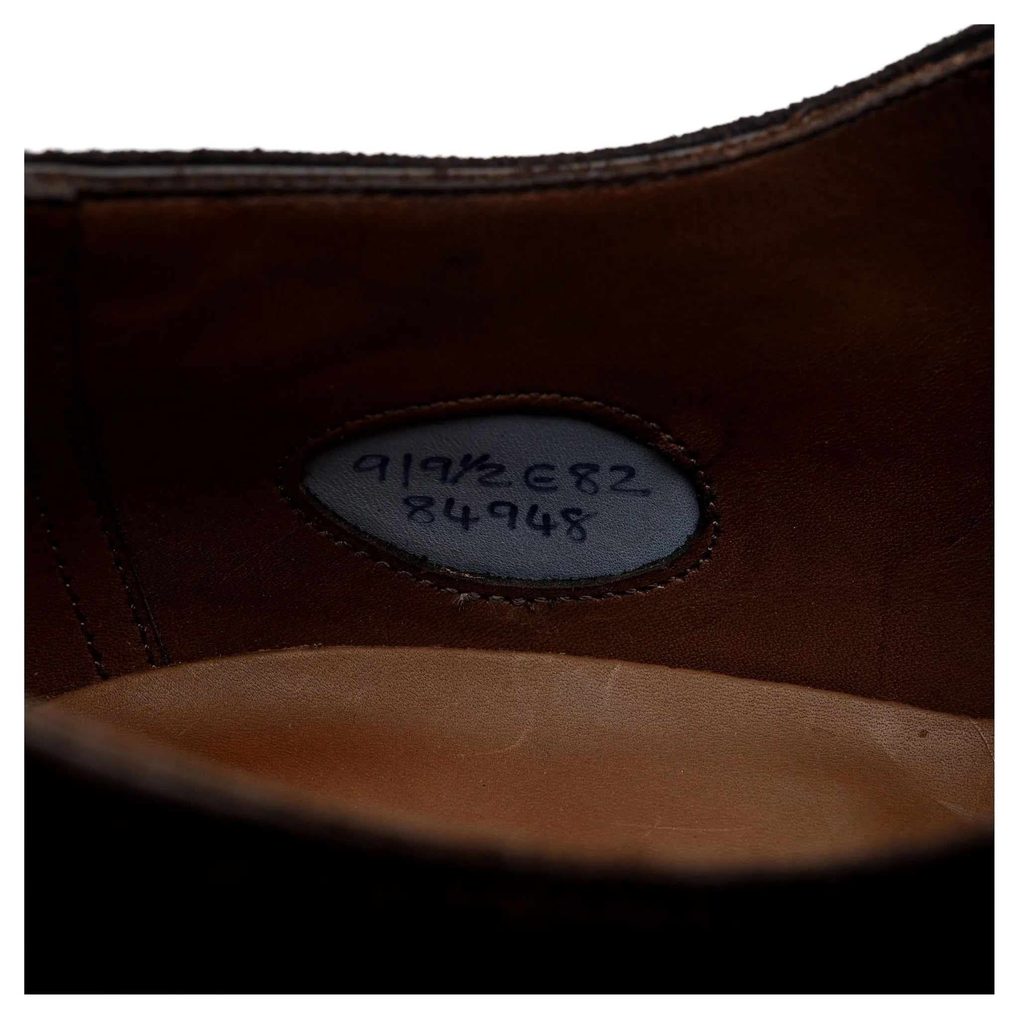 'Chelsea' Dark Brown Suede Oxford UK 9 E