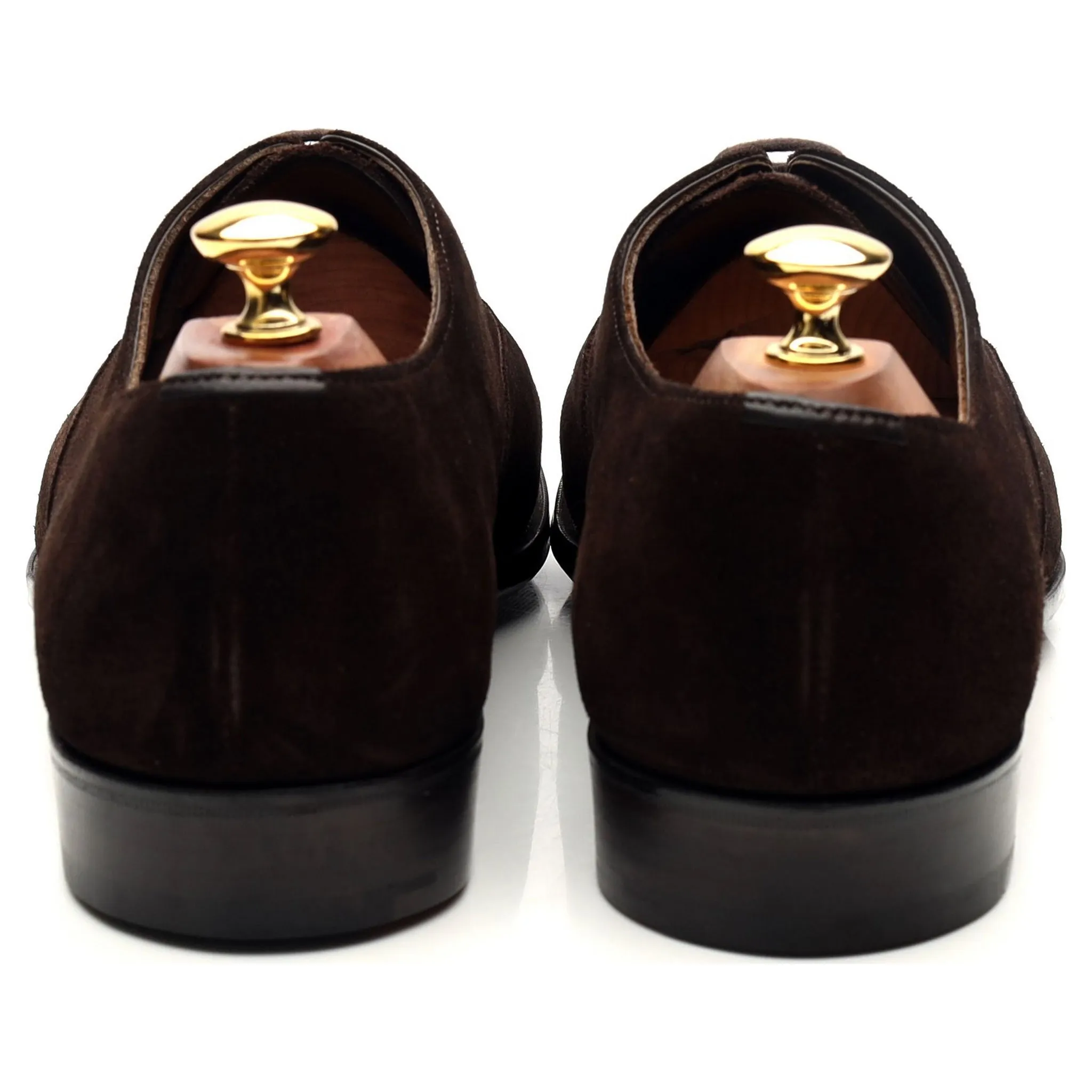 'Chelsea' Dark Brown Suede Oxford UK 9 E