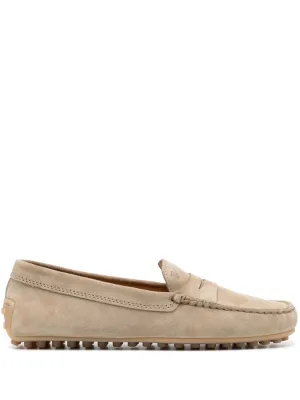 City gommino suede leather loafers
