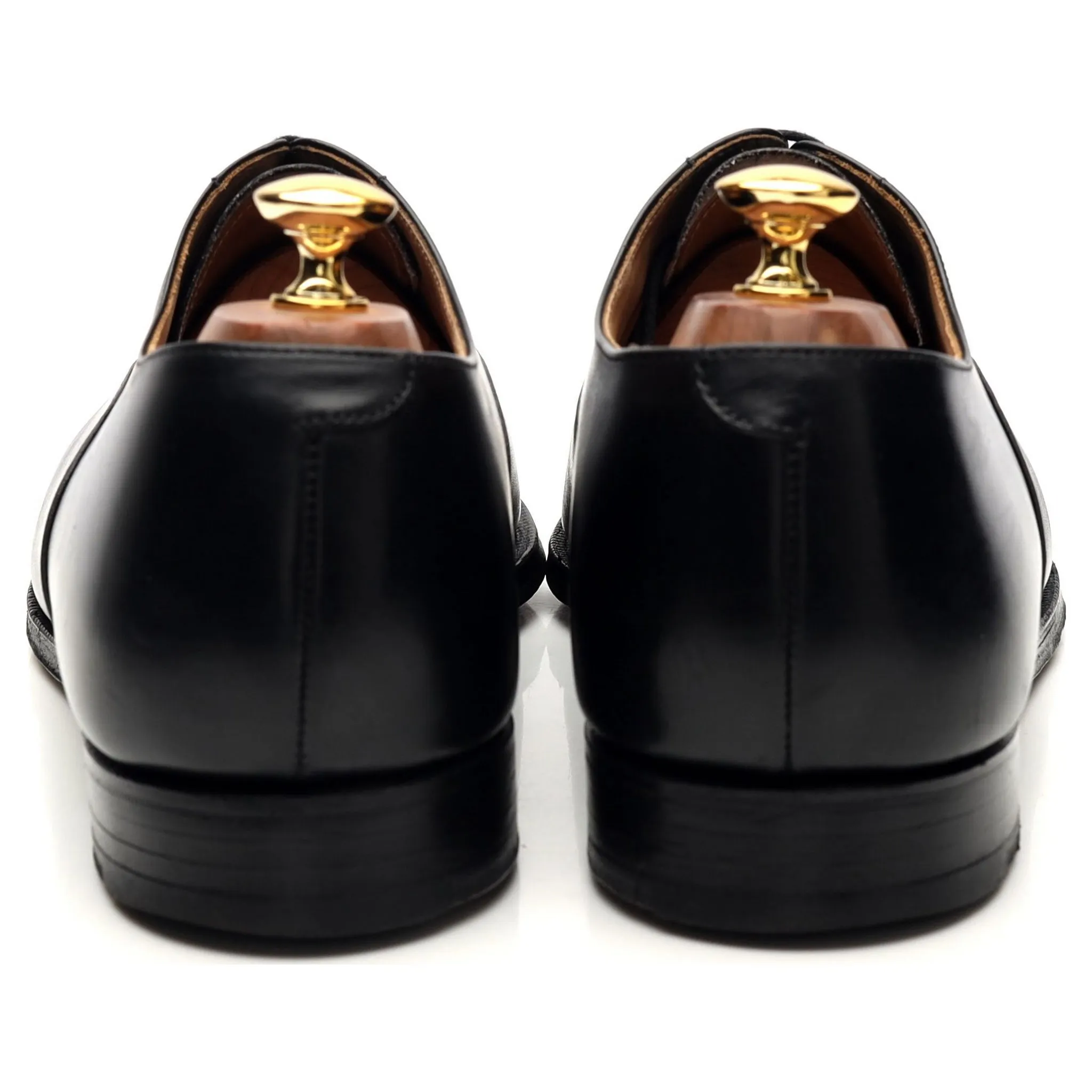 'Connaught' Black Leather Oxford UK 10 E