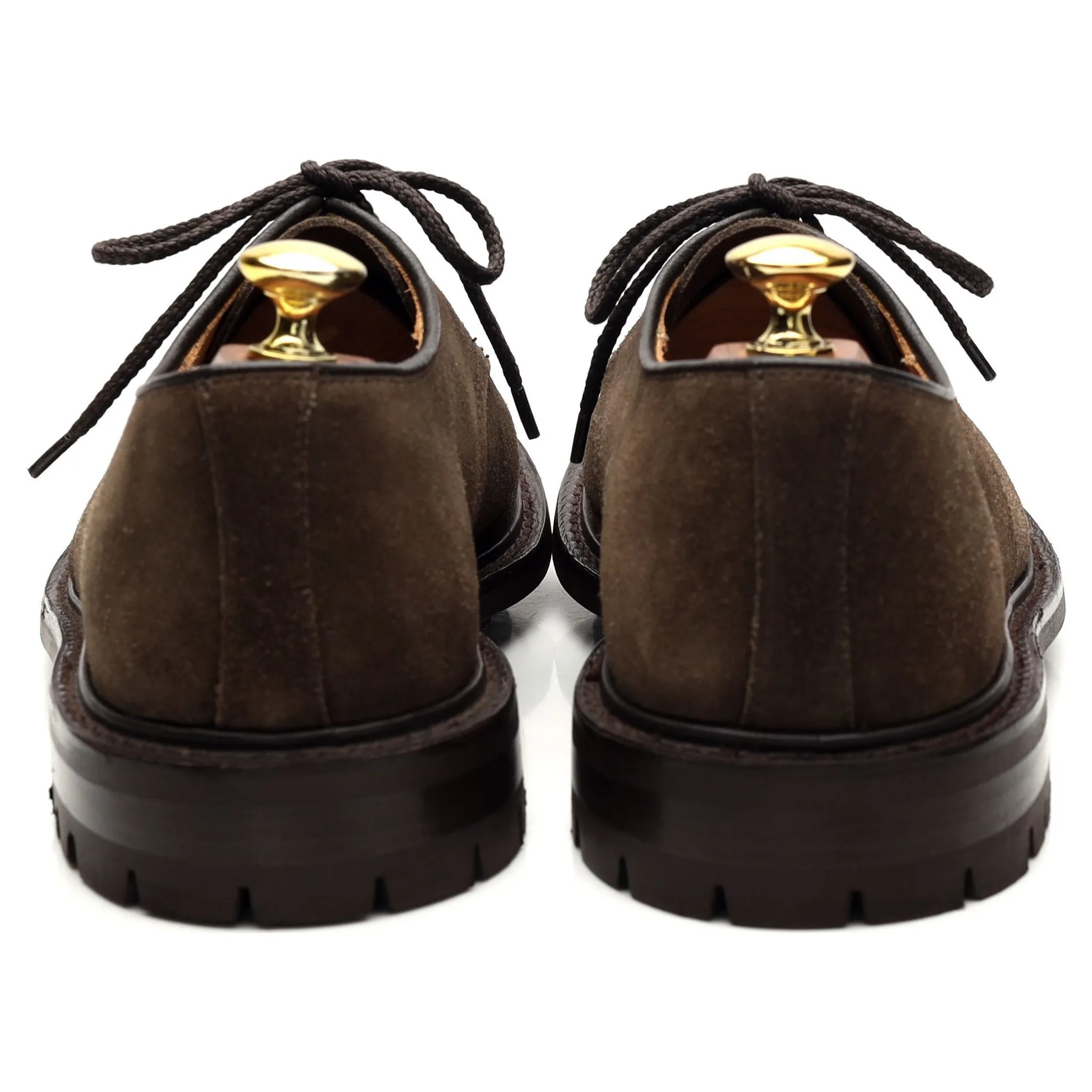 'Daniel' Dark Brown Suede Derby UK 8