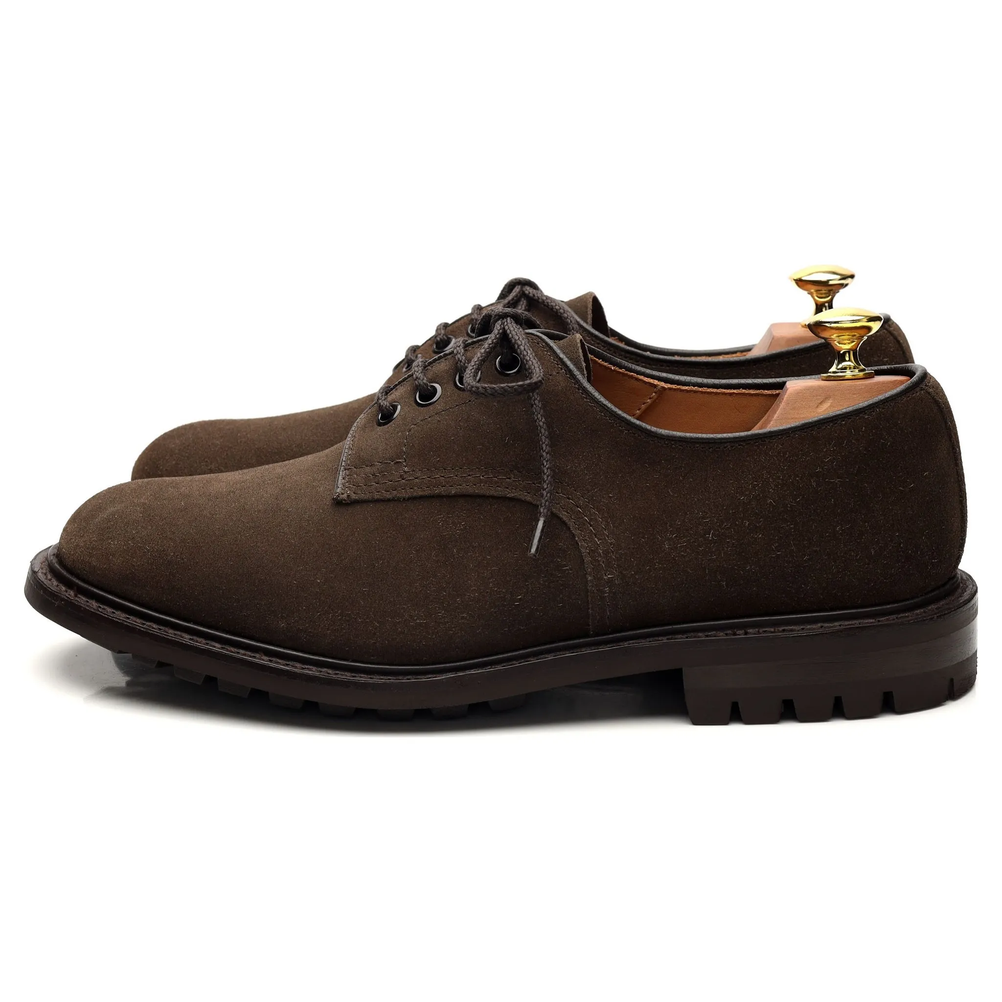 'Daniel' Dark Brown Suede Derby UK 8