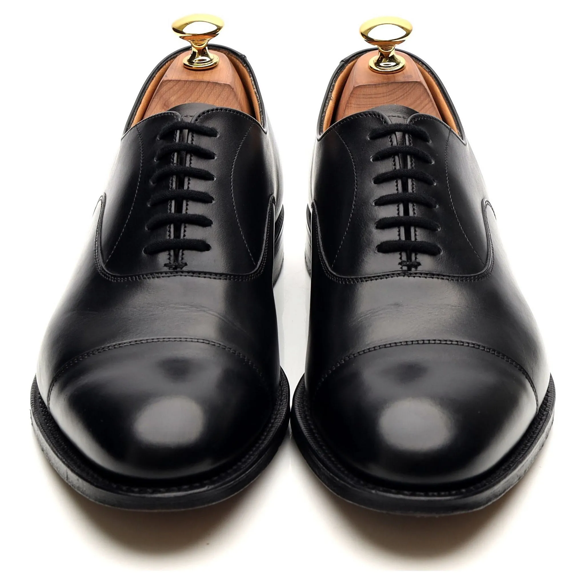 'Dubai' Black Leather Oxford UK 6.5 G