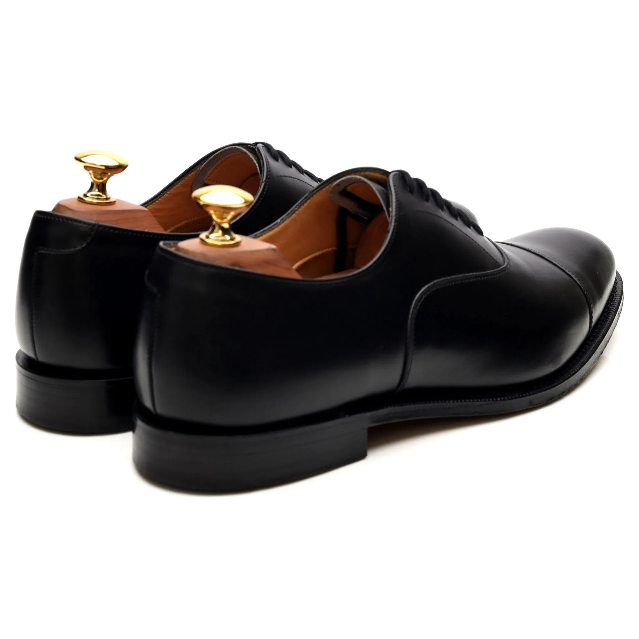 'Dubai' Black Leather Oxford UK 6.5 G