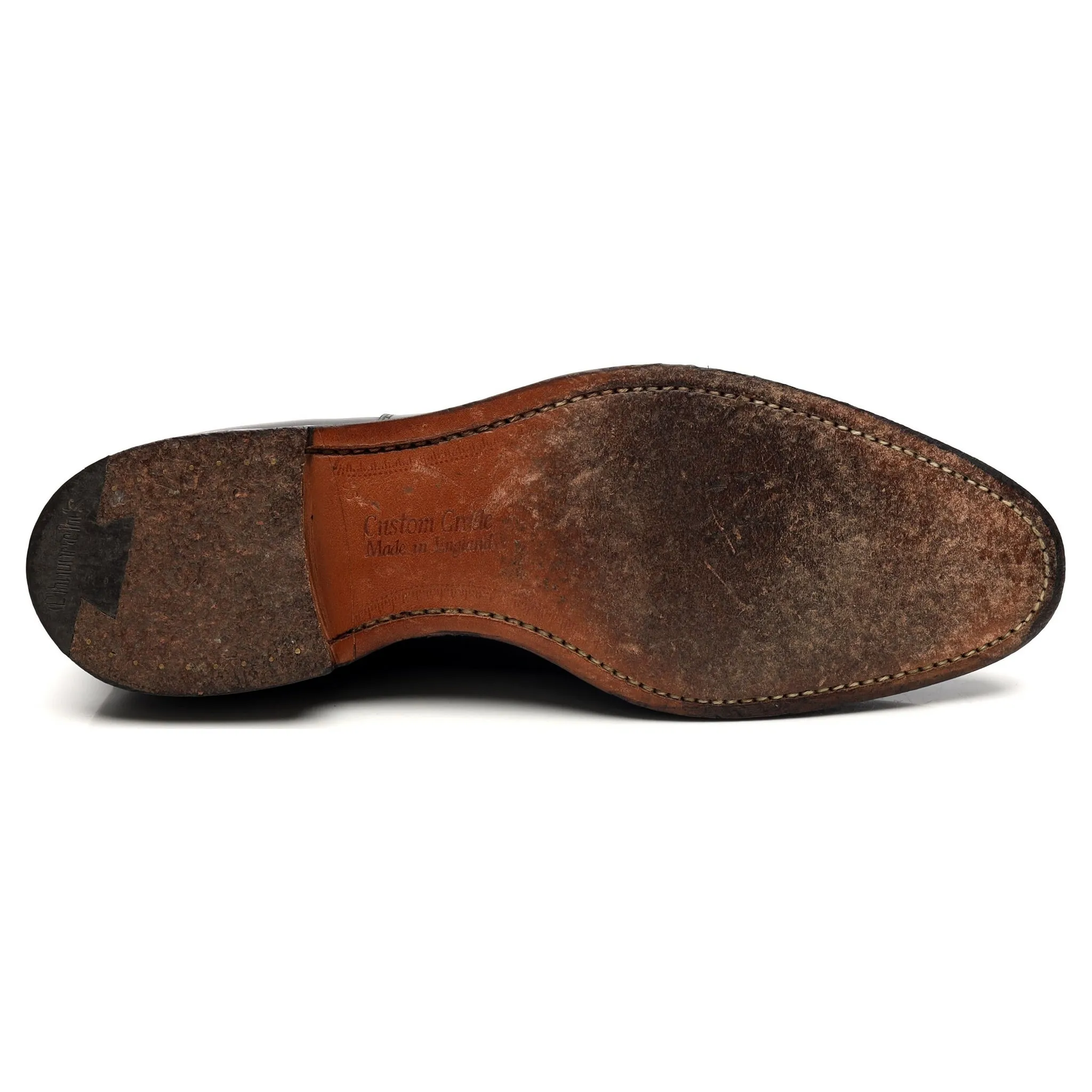 'Dubai' Black Leather Oxford UK 6.5 G