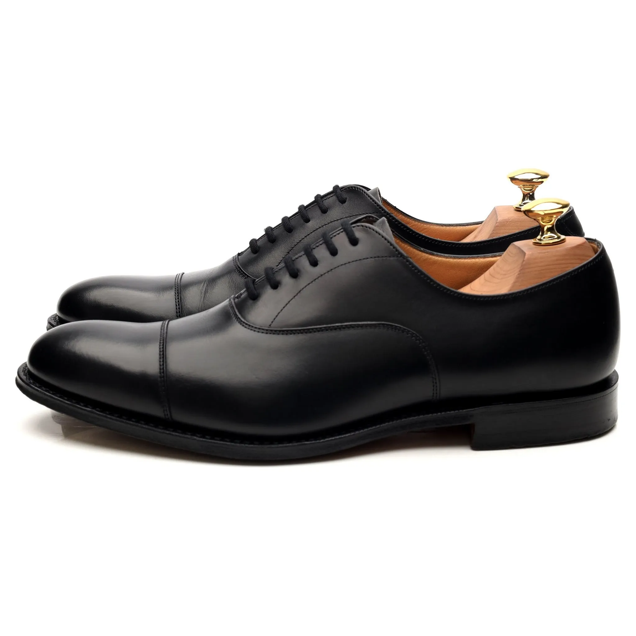'Dubai' Black Leather Oxford UK 6.5 G