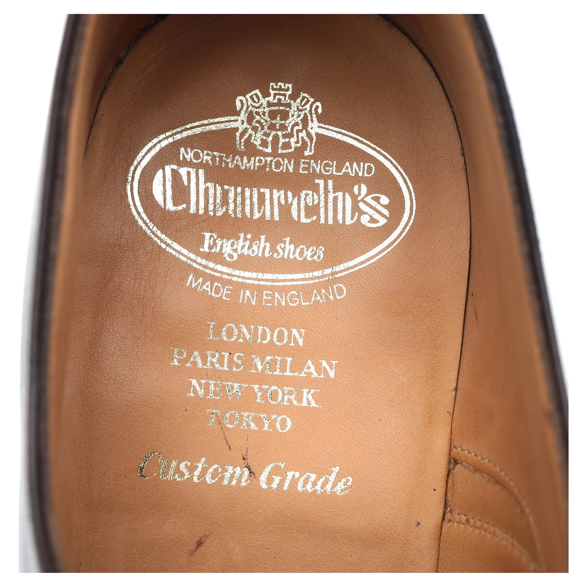 'Dubai' Dark Brown Leather Oxford UK 7 F