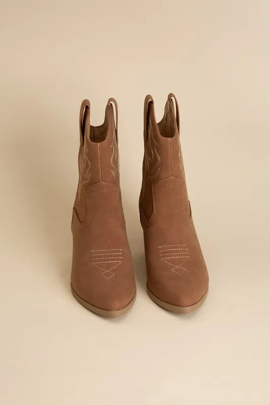 Embroidery Western Boots