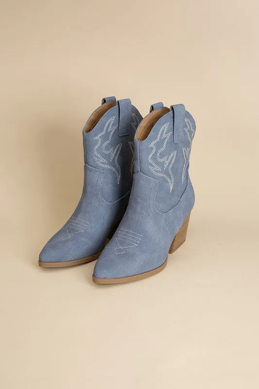 Embroidery Western Boots