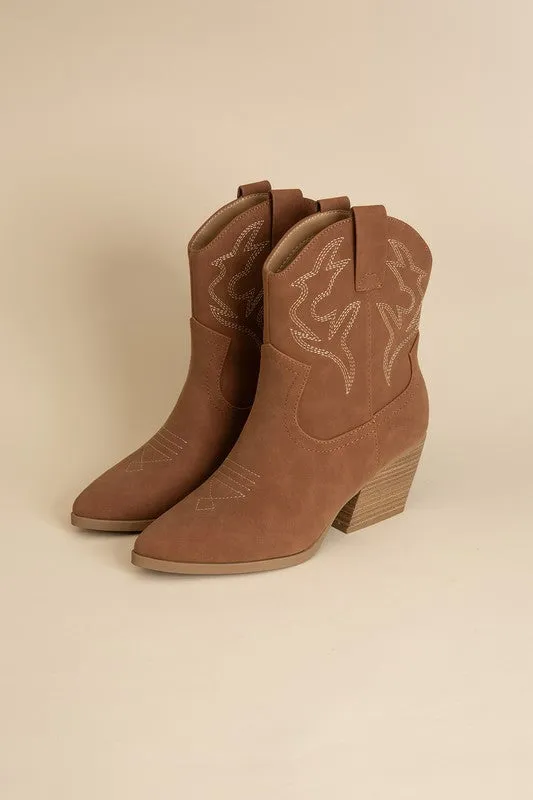 Embroidery Western Boots