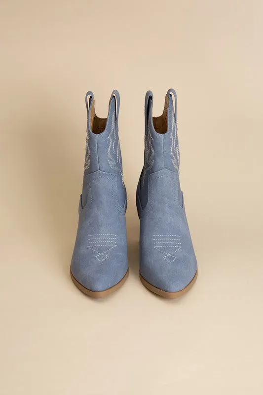Embroidery Western Boots