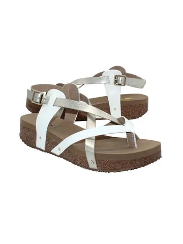 ENGIE VEGAN FAUX LEATHER MULTI STRAP THONG SANDAL