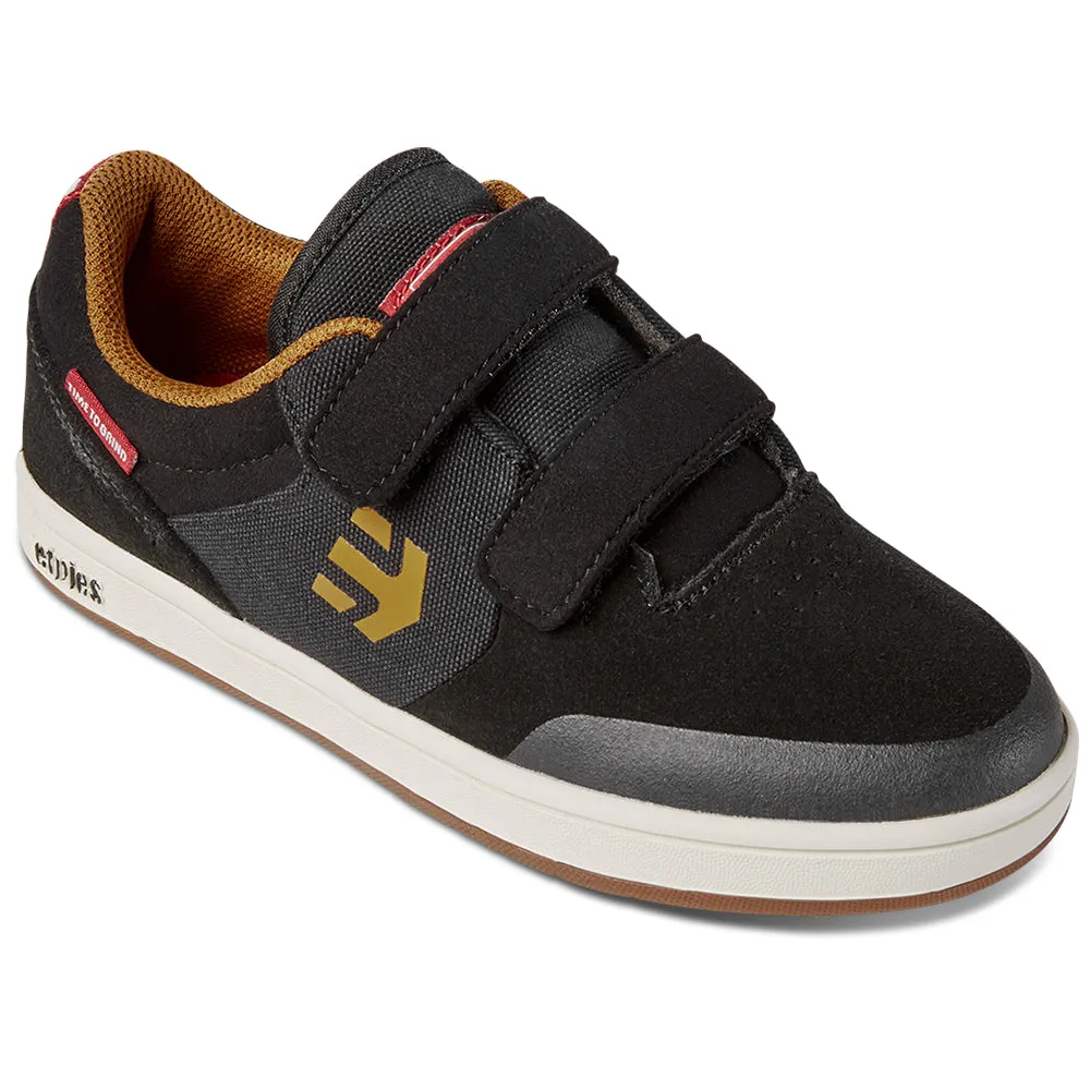 ETNIES LITTLE KIDS MARANA X INDY [BLACK] SHOES