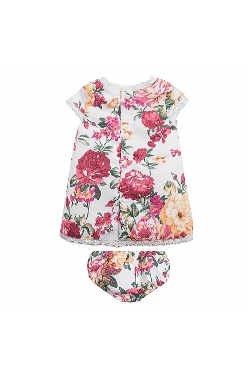 Floral Dress - White